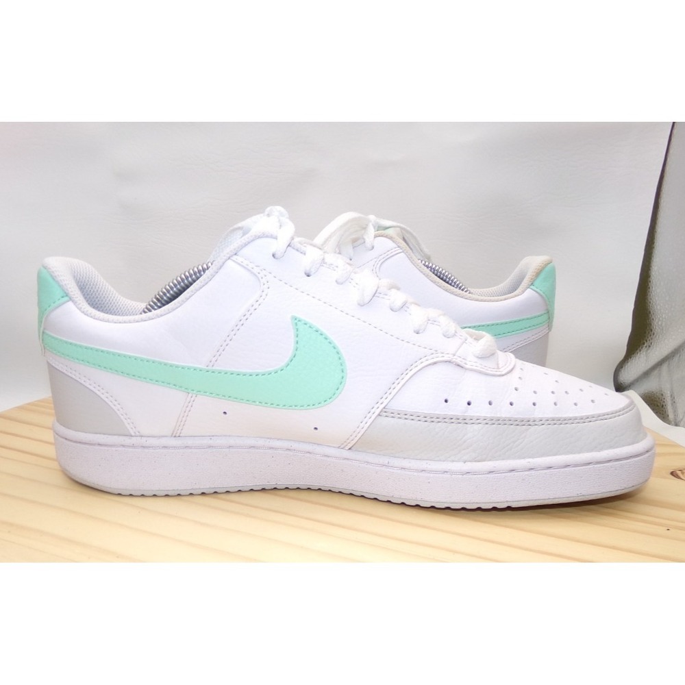 Nike Court Vision Low Shoes FZ4124-100 Mens White‎ Mint Green Sz 10 Sneakers - Picture 5 of 10